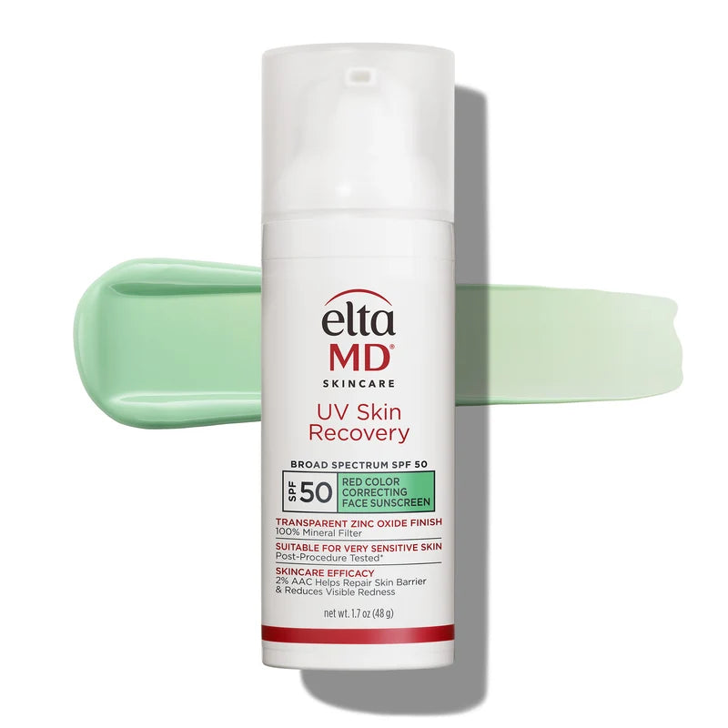 UV Skin Recovery Red Color Correcting Face Sunscreen